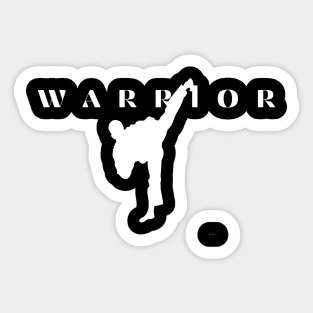 Martial Arts Warrior Sticker